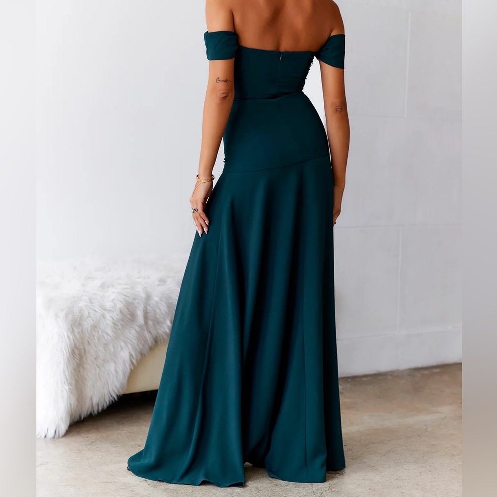 Dear Emilia BLUSHING CINDERELLA MAXI DRESS GREEN - Picture 3 of 6